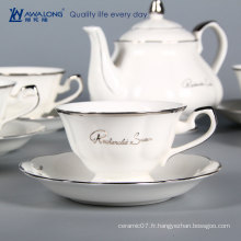 Ensemble de café en porcelaine en porcelaine